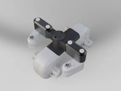 Drons robotic automatic 3D model