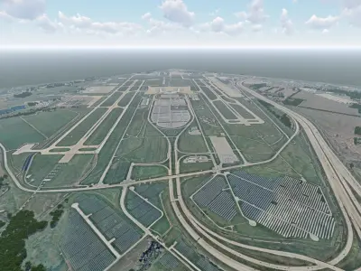 Indianapolis International Airport 3D model