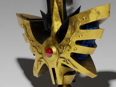 Sword of Light Low-poly 3D model