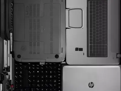 HP Laptop com Free 3D model