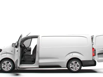 Opel Vivaro Electric Van L3 HQ Interior 2024 3D model