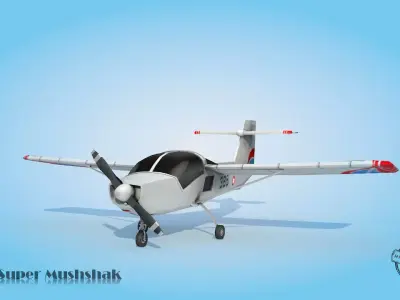 MFI-17 Super Mushshak 3D model