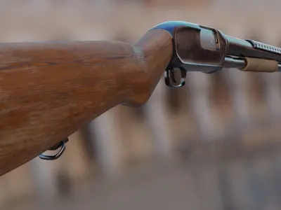 winchester m12 3D model