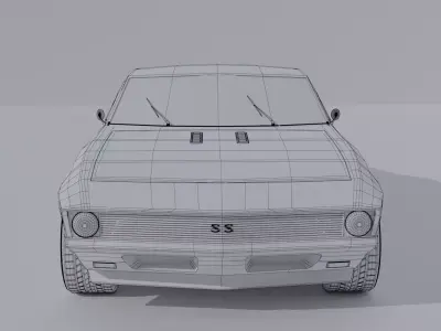 Chevrolet Camaro ss 1967 Free 3D model