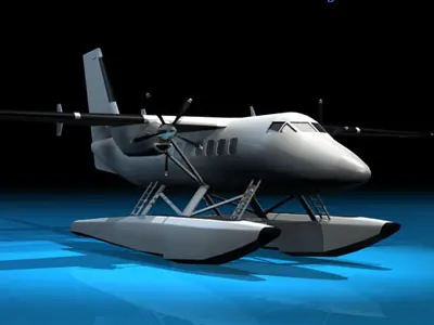 Floatplane seaplane 3D model