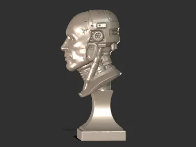 ROBOCOP HELMETLESS INSPIRITED BUST 3D print model