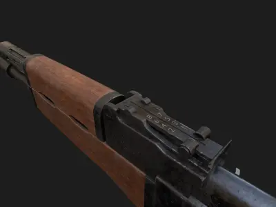 AK-47 Assault Rifle 3D model