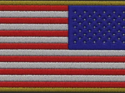 Military Flag patch Low-Poly 3D Model Low-poly 3D model