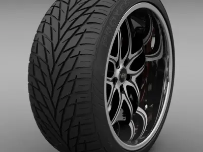 Savini Forged BS-2 Wheel 3D model