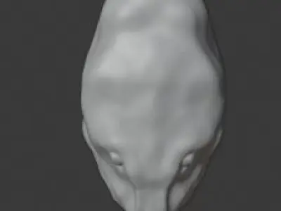 Snake Head 3D model