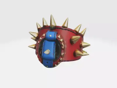 Dog Bracelet Low-poly 3D model