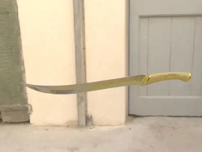 Legolas dagger 3D model