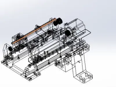 Homemade guide screw module 3D model