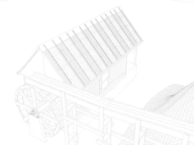 Old Shack Free low-poly 3D model