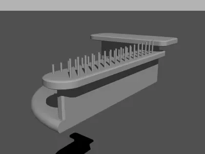 Fly Tying Stand Free 3D model