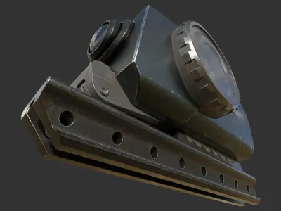 scifi m1 Low-poly 3D model