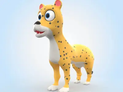 Leopard 3D model