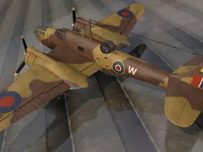 Martin 187 Baltimore Mk-3 - A-30 3D model