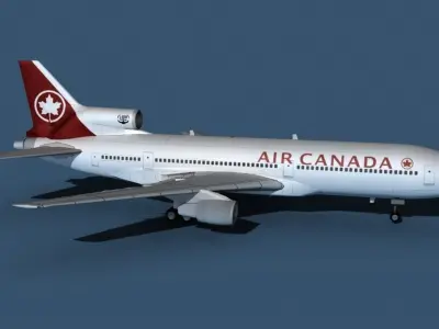 Lockheed L-1011-50 Air Canada 3 3D model