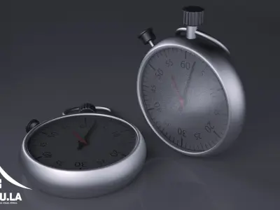 Stopwatch 3D model