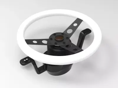 Steering wheel 3D model buy