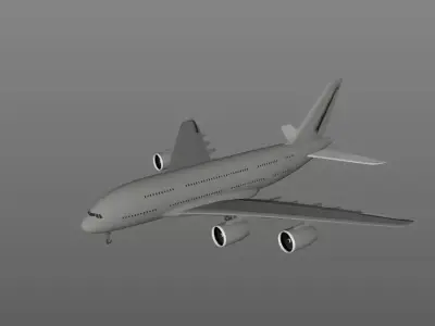 Airbus A380 - 3D model 3D print model