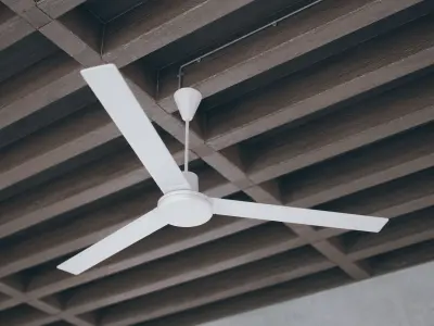 Simple Ceiling Fan Free 3D model
