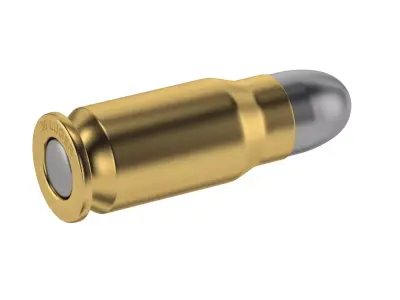 Bullet 30 LUGER Low-poly 3D model