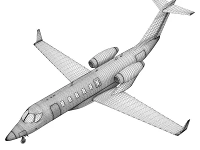 Hondajet Echelon airplane 3D model