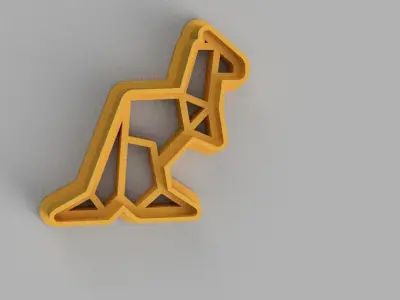 SET 5 COOKIE CUTTER 3D print model integral kangaroo insect 3D print model