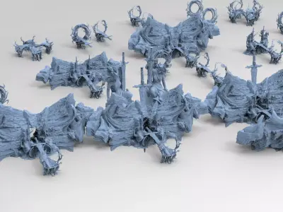 Avalon Gate mountain series 3D model