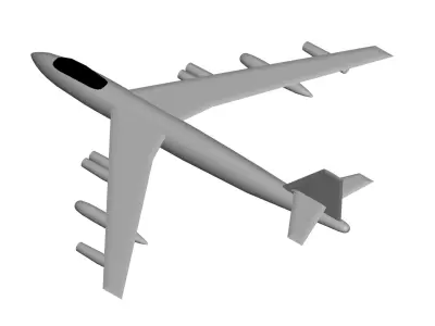 Boeing B-47 Stratojet 1 3D model