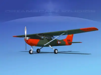 Cessna T-41 Mescalero South Vietnam AF 3D model