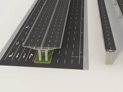 Modular Highway 3D model