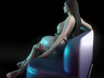 Persephone from The Matrix Reloaded 3D print model