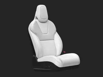 Car Seat Tesla 3D model