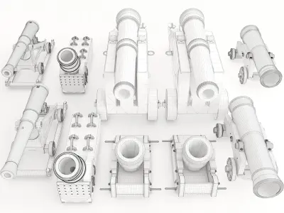 Cannon vol 01 3D model