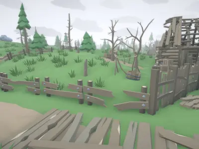 RPG Poly Pack - Abandoned Village Low-poly 3D model