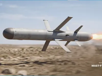 MAST-F Missile 3D Model 3D model purchase