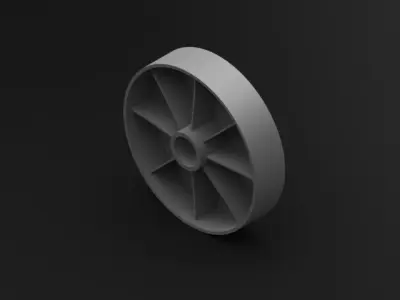Mowers Wheel Free 3D model