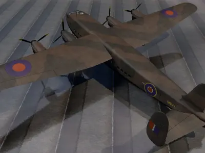 Avro York Mk-1 3D model