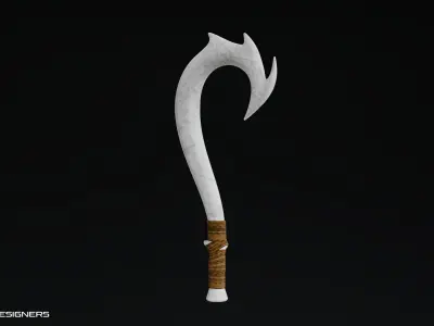 Magical Hook Weapon - Moana Maui Hook 3D model