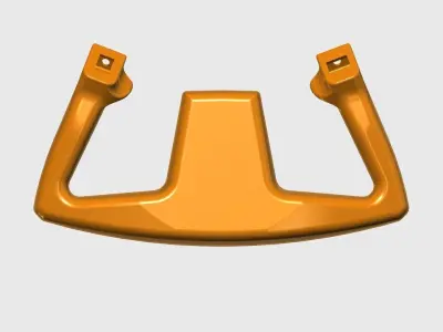 Editable Cessna 172 Yoke for flight simulator 3D print model
