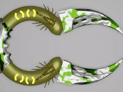Scorpion venom claw 3D model