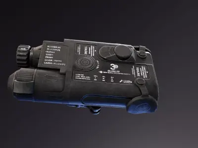 DLIRIL50 Laser Pointer and Illuminator Low-poly 3D model