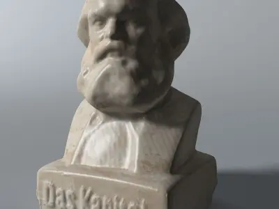 Karl Marx Bust 3D model