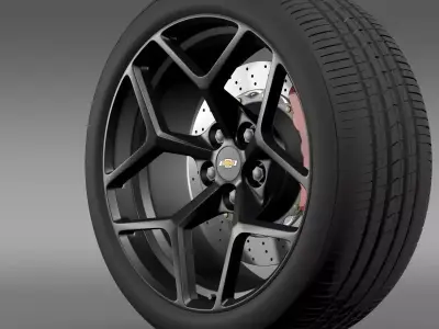 Chevrolet Camaro Z28 2014 wheel 3D model