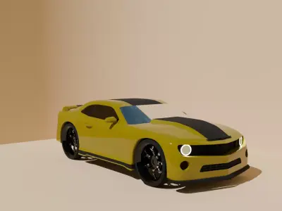 Camaro sport car Free 3D model