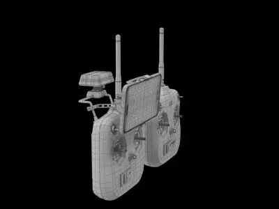 DJI Phantom Remote Control Accessories iPhone 6 3D Model Collection