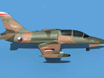 Aero Vodochody L-39C Albatross Cz Rep 03 3D model
